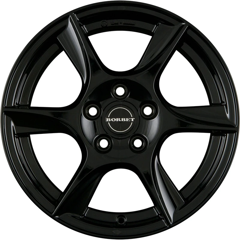 BORBET – Alloy Wheels, Width: 7.0, Diameter: 17 Hole Circle: 105, Color: Glossy Black