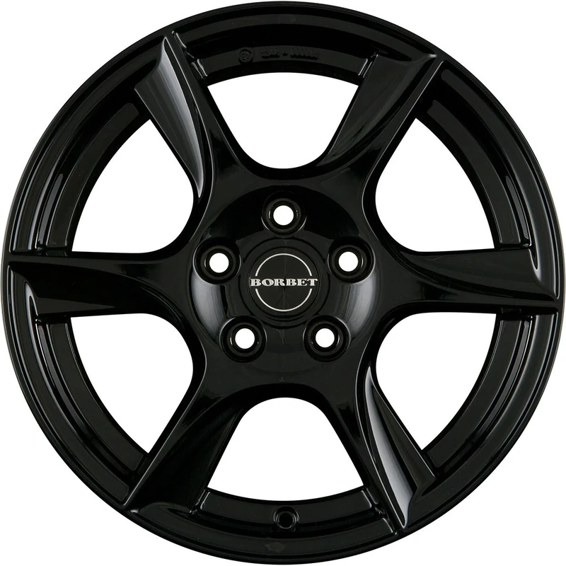 BORBET – Alloy Wheels, Width: 7.0, Diameter: 17 Hole Circle: 115, Colour: Black Gloss