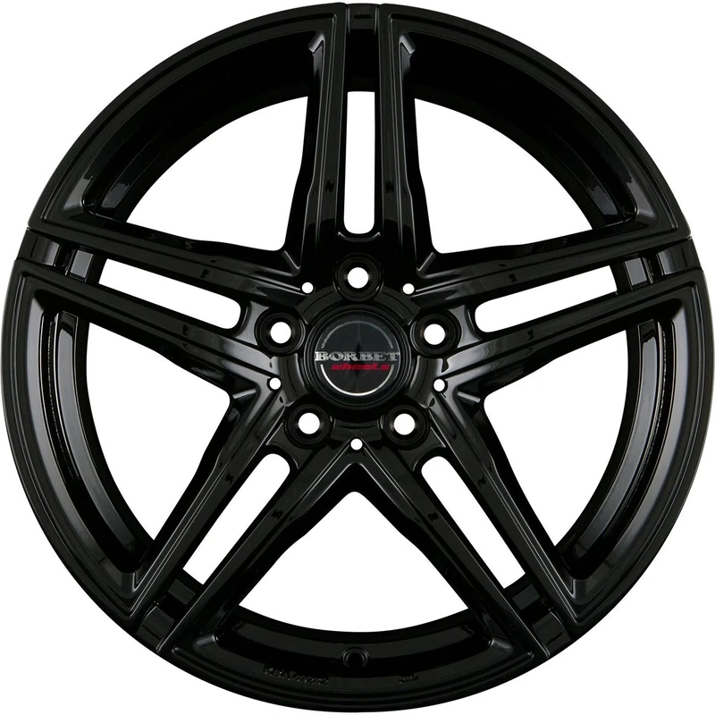 Borbet x RT 8 x 17 ET 38 Bolt Circle 5 x 120 Hub Centering 72.5 x RT 80738120572.5GP, Graphite Polished