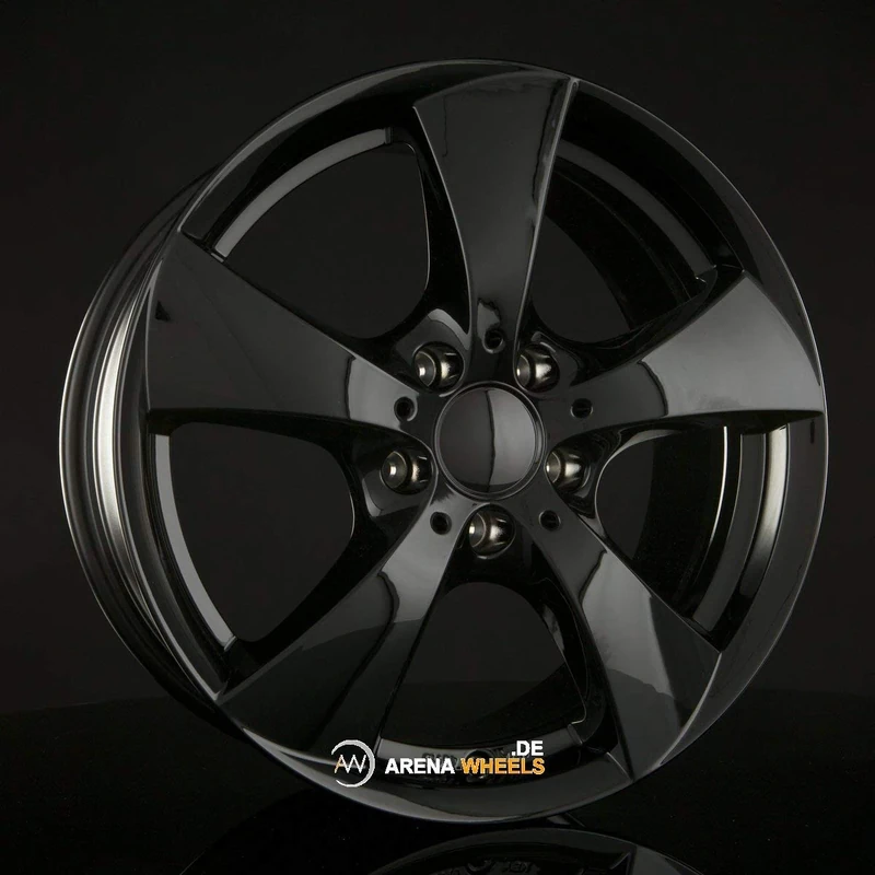 Borbet TB 7.5 x 16 ET 45 Bolt Circle 5 x 112 Hub Centering 66.5 TB 75645112566.5BG/T, Black Glossy