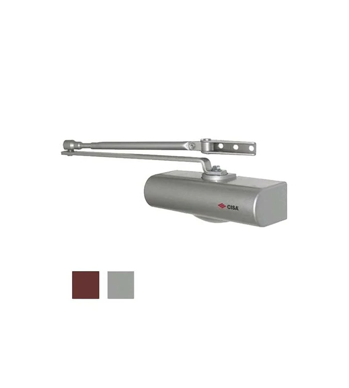 CISA Smart Plus 2 1C141503097 Door Closer Without Stop Aluminium Colour