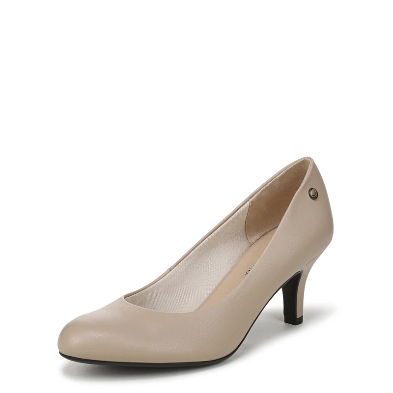 LifeStride Women's Parigi Pump, Taupe, 5.5 M US