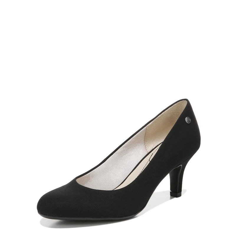 LifeStride Women's Parigi Pump, Black Micron, 7 W US