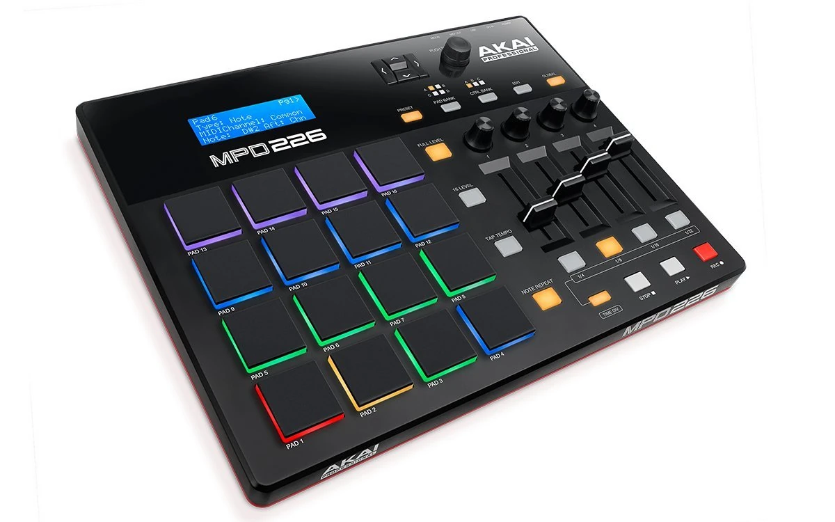 AKAI Professional MPD226 - USB MIDI Controller with 16 RBG MPC Pads, Fully-Assignable Production-Ready Controls & Production Software Package Included