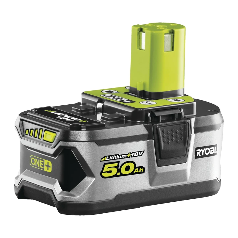 Ryobi RB18L50 ONE+ Lithium+ 5.0Ah Battery, 18 V