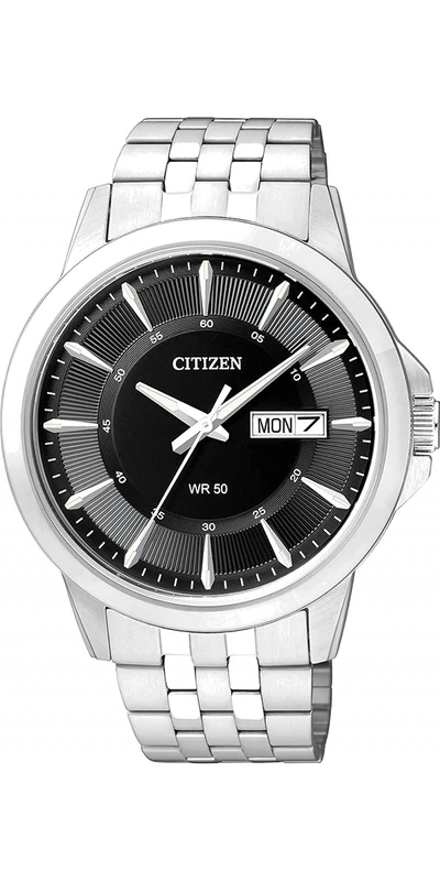 Citizen Quartz Men's Bracelet with Blue Dial - Image 1