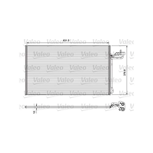 Valeo 814325 Condenser, air conditioning