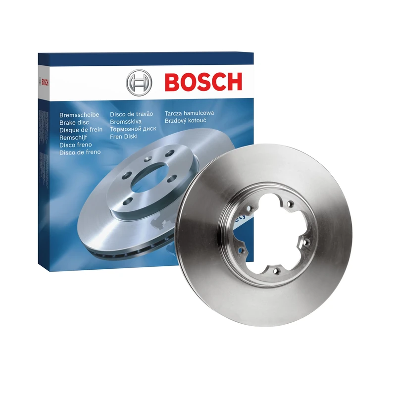 Bosch BD2121 Brake Disc - 288 mm Vented Discs - Front Axle - ECE-R90 Certified - Good Cooling, Reliable Braking, Corrosion Protection - 1 Single Disc