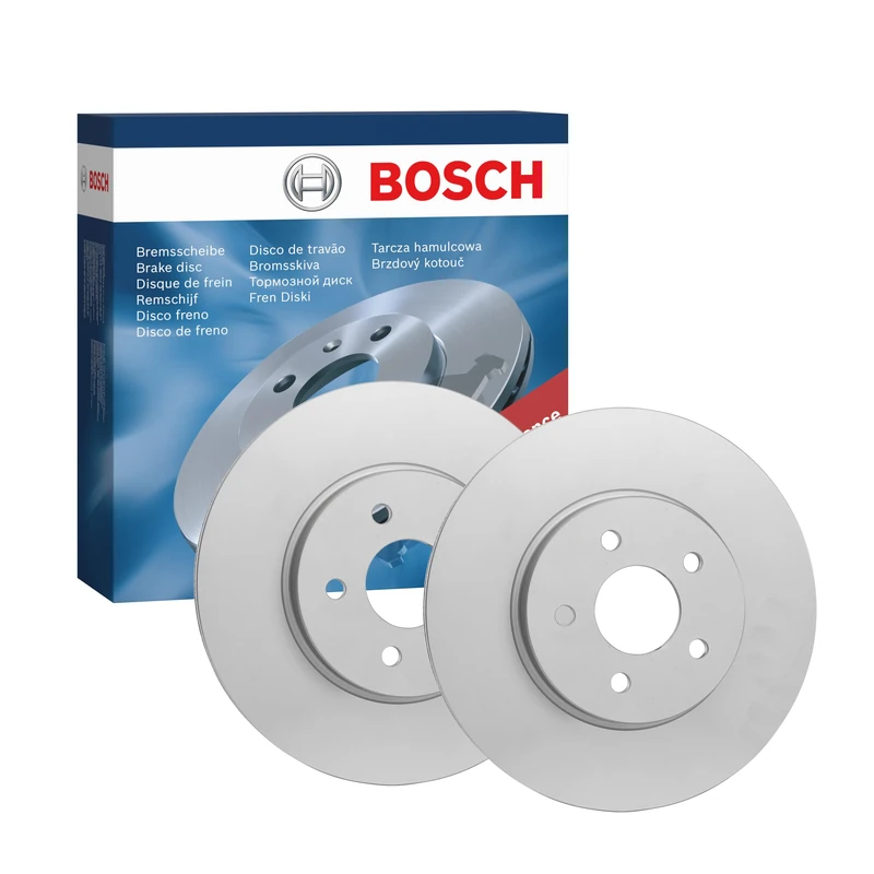 Bosch BD2045 Brake Disc Set - 300 mm Vented Coated Discs - Front Axle - ECE-R90 Certified - Great Cooling, Advanced Corrosion Protection - 1 Set of 2 Discs