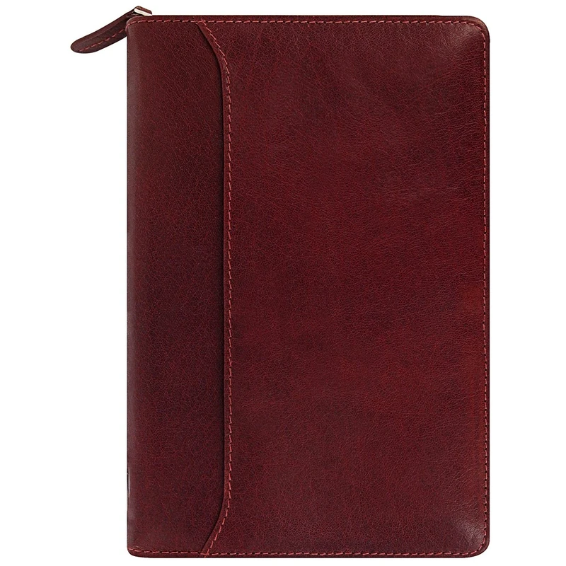 Personal Lockwood Zip Garnet Organiser