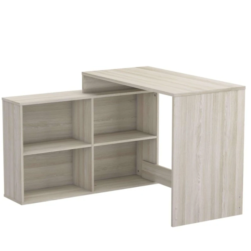Demeyere 254462 Corner Desk, Wood, Shannon Oak - Image 1