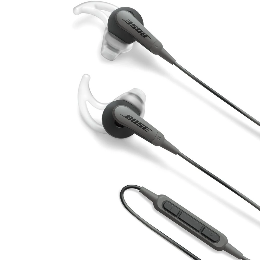 Bose SoundSport In-Ear Headphones for Apple Devices - Charcoal Black
