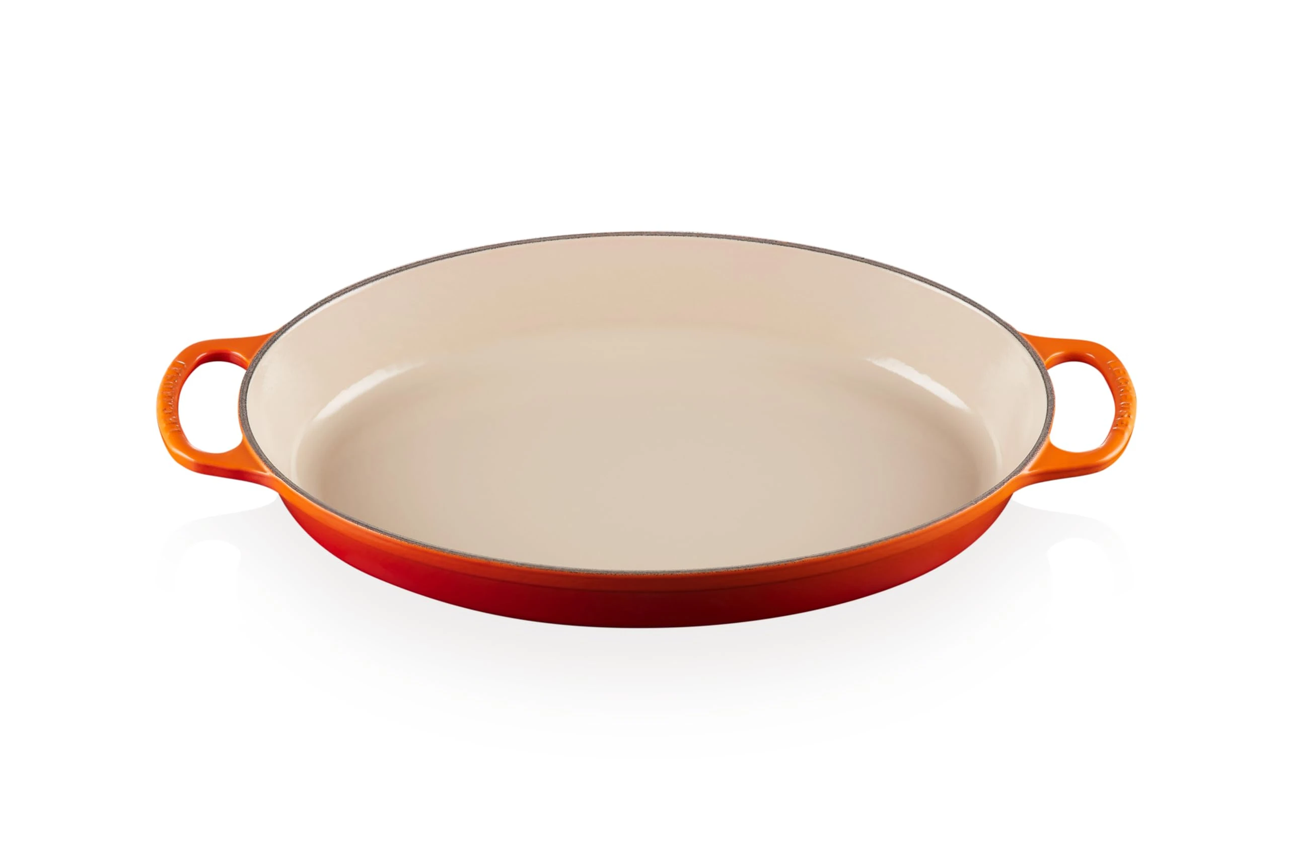Le Creuset Enamel Cast Iron Signature Oval Baker, 3 qt., Flame