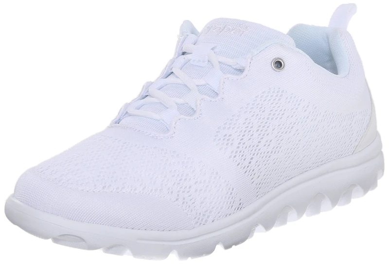 Propét Women's TravelActiv Sneaker, White Opulenter Garten, 7.5 UK