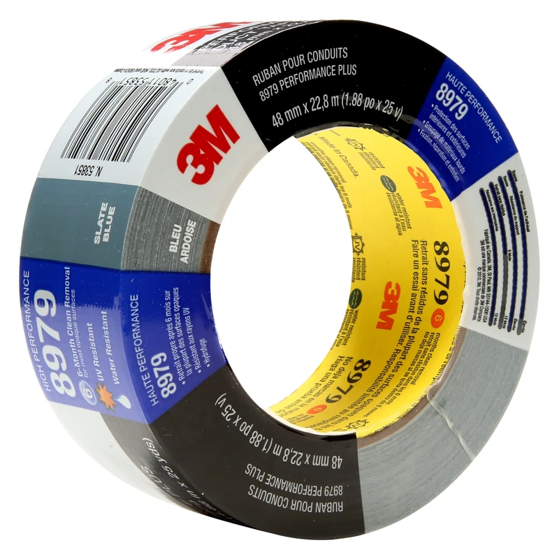 3M 8979 Performance Plus Duct Tape - 48 mm x 55 m - Pack of 24