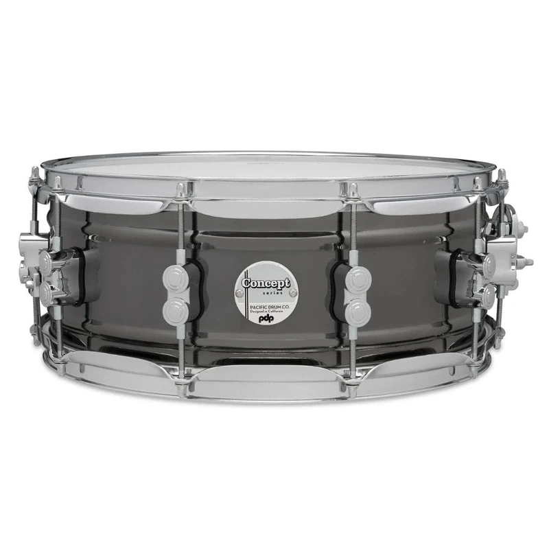 Pacific Drums Concept Series Metal Snare, 14" x 5.5", Black Nickel Over Steel