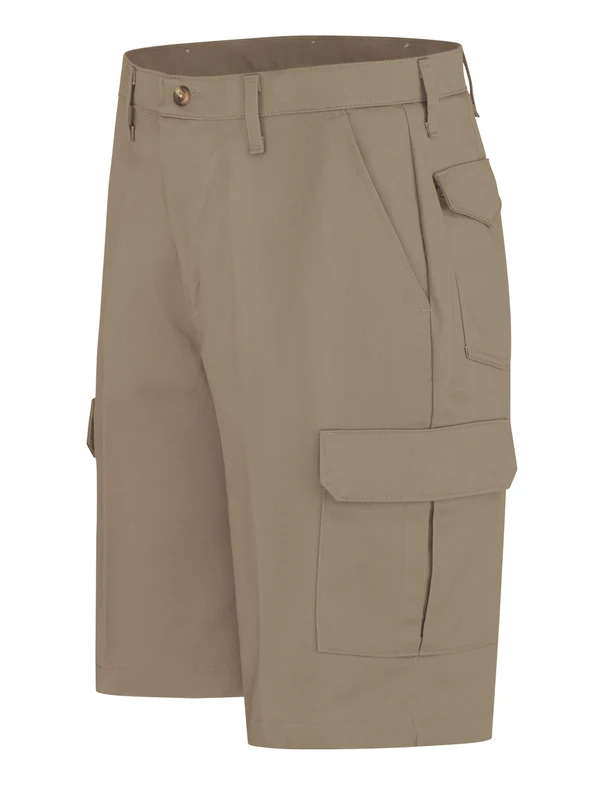 Red Kap Men's Cotton Cargo Short, Khaki, W46