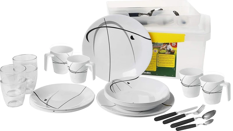 BRUNNER All Inclusive Melamine Serenade Plates 36 Plates