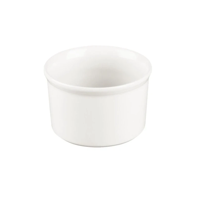 Churchill Super Vitrified DK657 Soufflé Dish, 340 mL, 100 mm Diameter, White (Pack of 12)