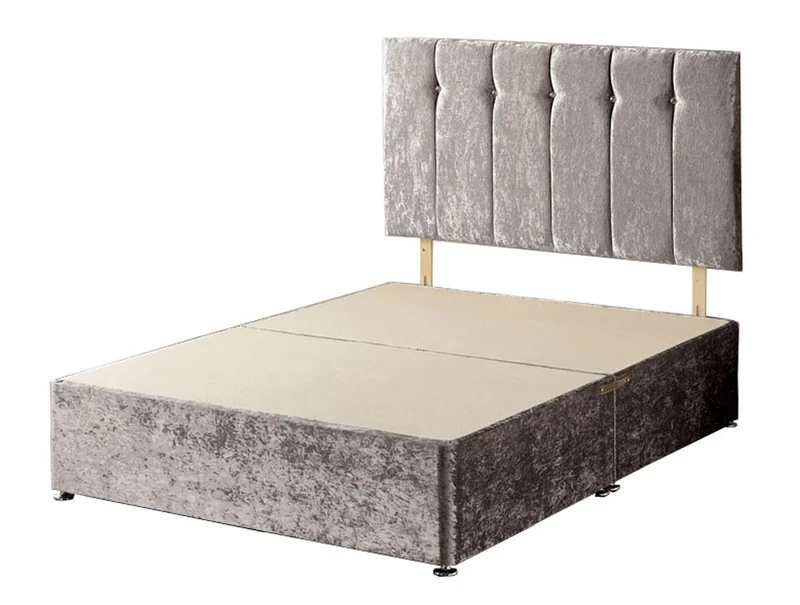 WINDSOR Divan, Fabric, Silver, King