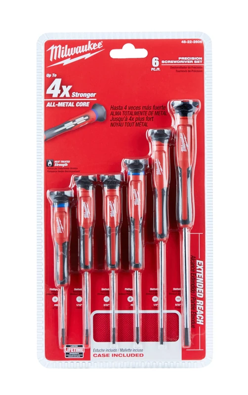 Milwaukee 48-22-2606 6-Piece Precision Screwdriver Set