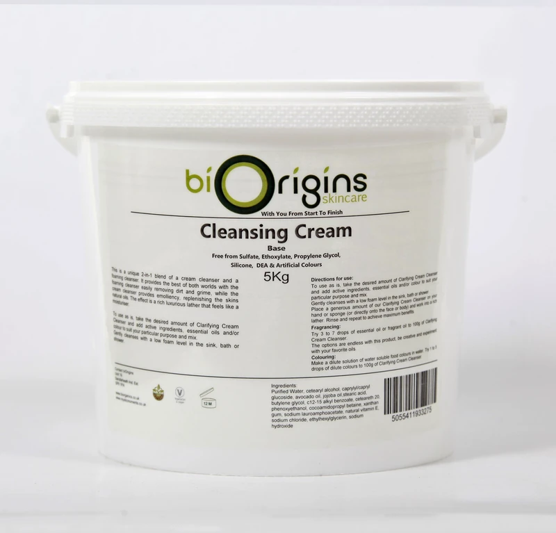 Mystic Moments | Clarifying Cleansing Cream - Botanical Skincare Base - 5Kg - Image 1