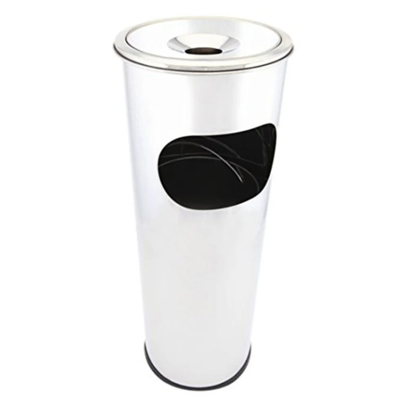 Genware NEV-AT-BIN Stainless Steel Floor Standing Ashtray/Bin