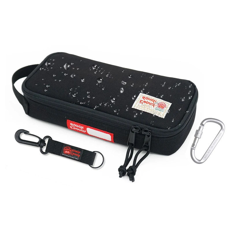 Rough Enough Small Tool Bag Cable Organiser Travel Pouch Accessories Portable Electricians Equipment Storage Box Large Pencil Case with Strap Handle - Image 1