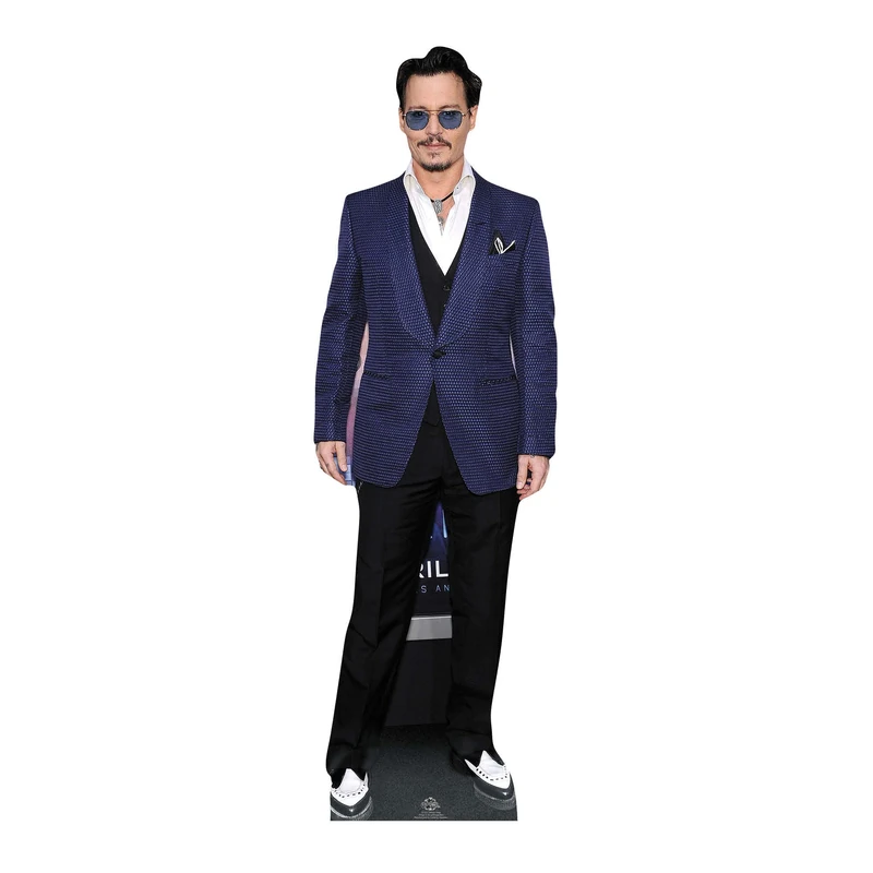 CS621 Star Cutouts Johnny Depp Lifesize Cardboard Cutout 186cm Tall