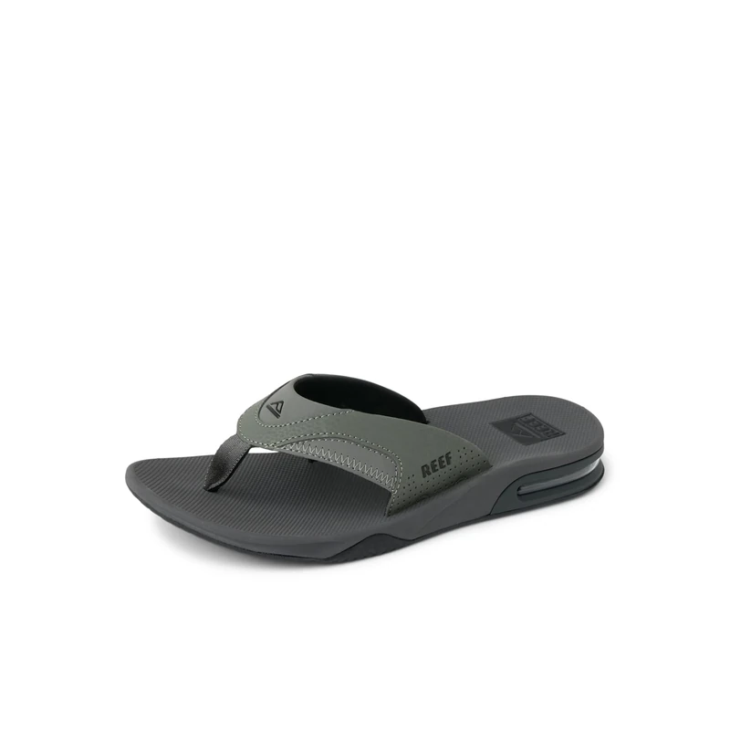 Reef Men's Fanning Sandals, Gris Grey Black10 UK