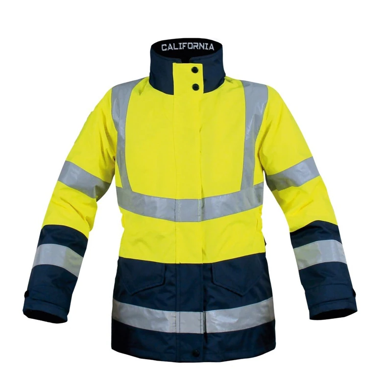 T2S PARKACALIF1JMXS Parka, XS, Safety, Yellow/Navy
