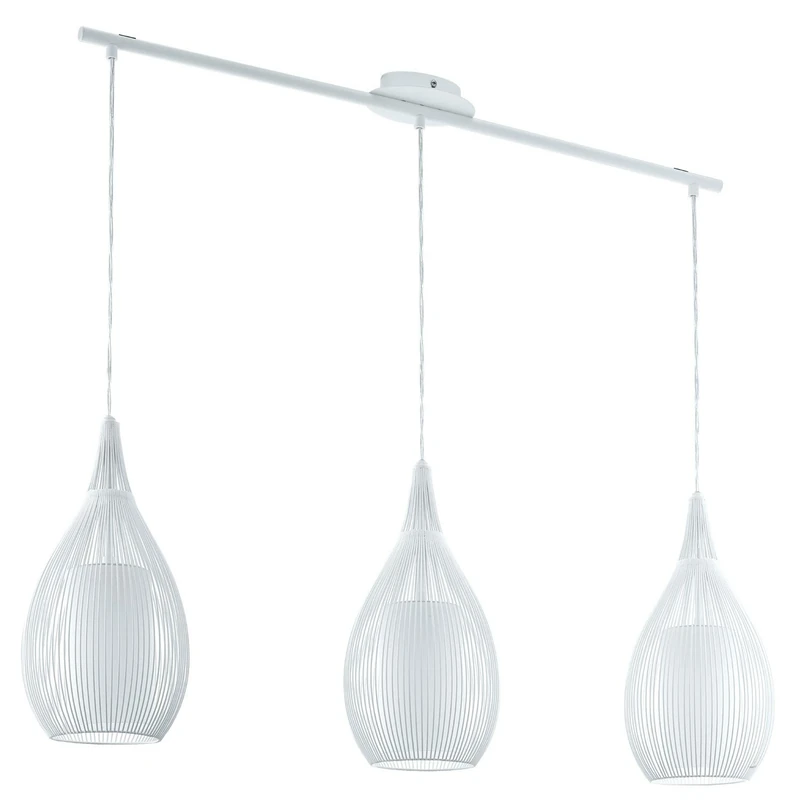 Eglo Pendant Lamp, Steel, E27, 60 W, White