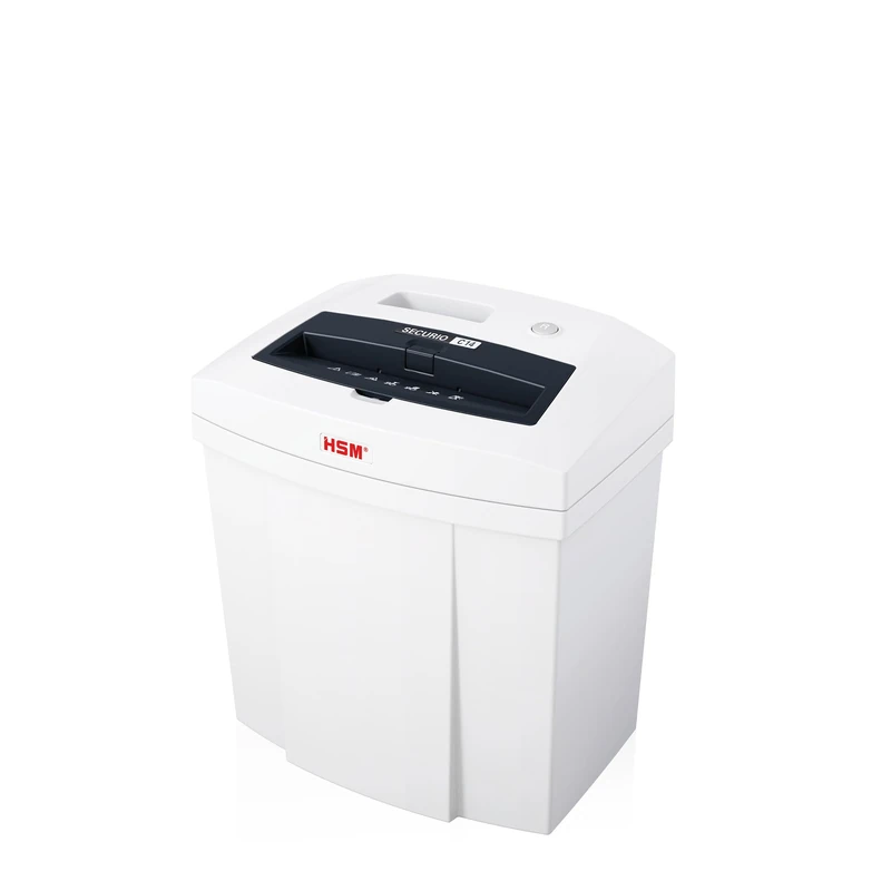 HSM Securio C14 Home Office Shredder, Security Level P2, 12 Sheets, Strip Cut, Blue Angel