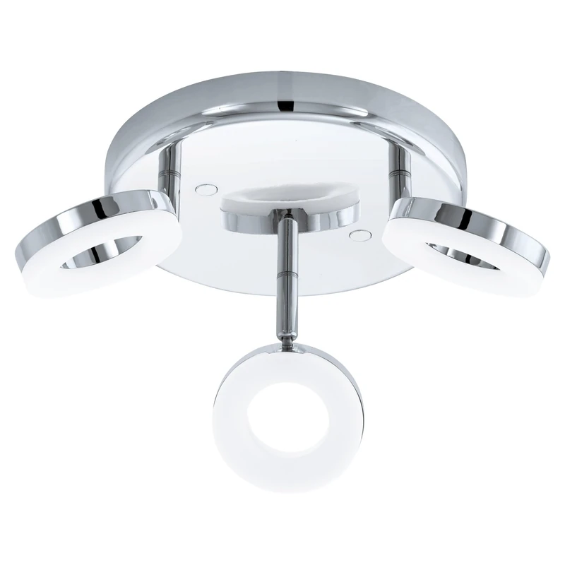 EGLO 94762 GONARO LED Bathroom Three-Spotlight Ceiling Light in Chrome