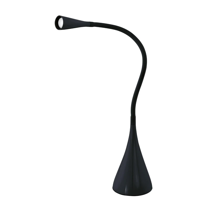 Eglo LED Modern Black Adjustable Touch Dimmer Desk Lamp 'SNAPORA'