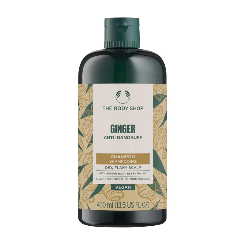 The Body Shop Ginger Anti Dandruff Shampoo, Green, Honey, 400 ml