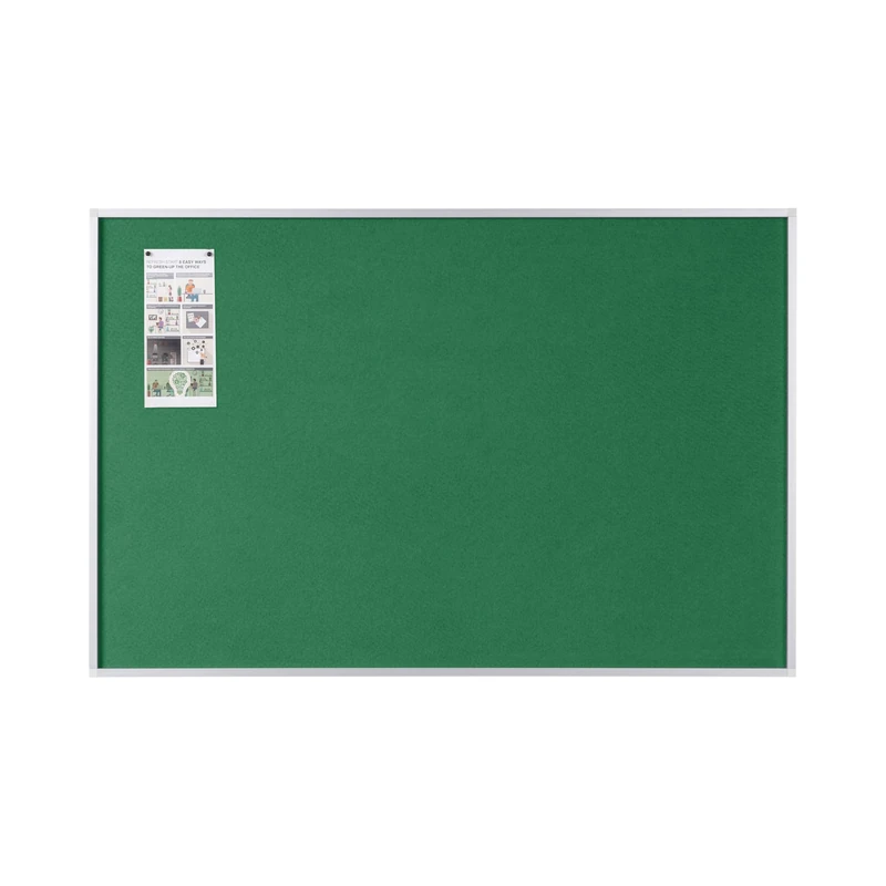 Bi-Office New Generation Maya Pin Board Felt 900 x 600 mm grün - Image 1