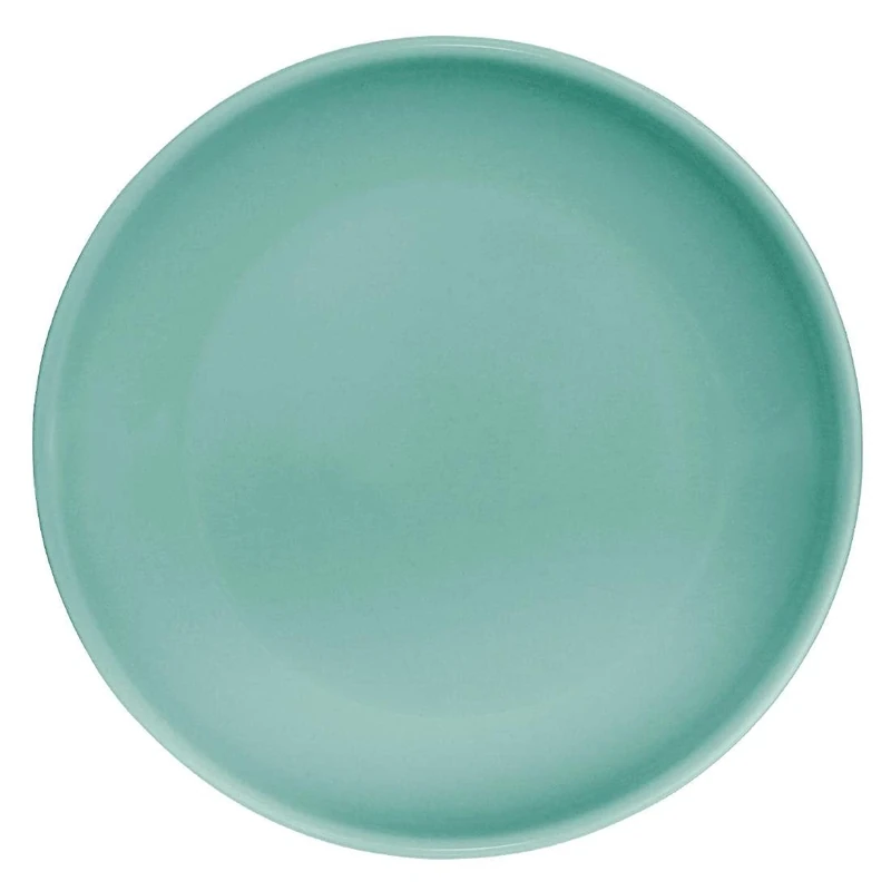 Olympia Cafe Coupe Service Plate Aqua 200mm Stoneware Restaurant Dinner 12pc