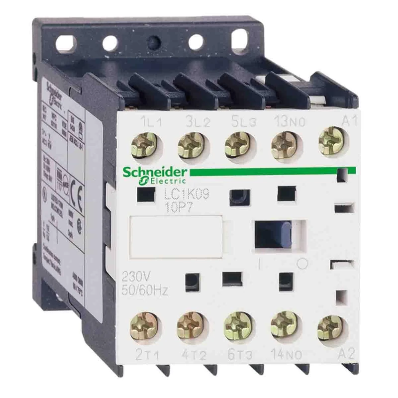 Schneider Electric TeSys K contactor - 3P - AC-3 = 440 V 12 A - 1 NO aux. - 220...230 V AC coil