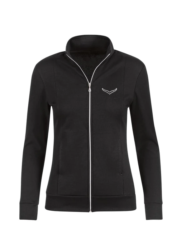 Trigema Women's 5021111 Track Jacket, Black (Black 008), M