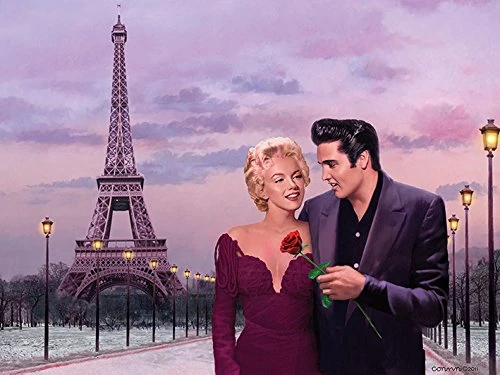 Chris Consani Paris Sunset Canvas Print, Multi-Colour, 60 x 80 cm