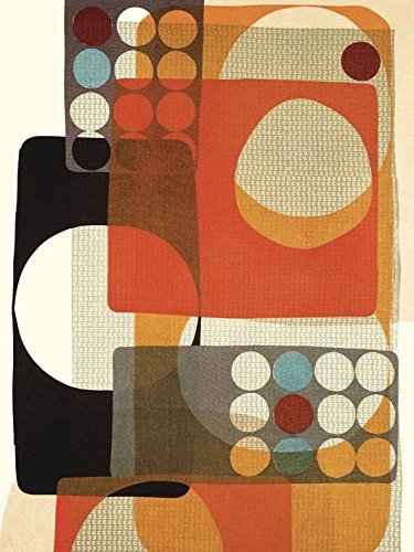 Claire O'Hea "Connect 4" Canvas Print, Multi-Colour, 60 x 80 cm