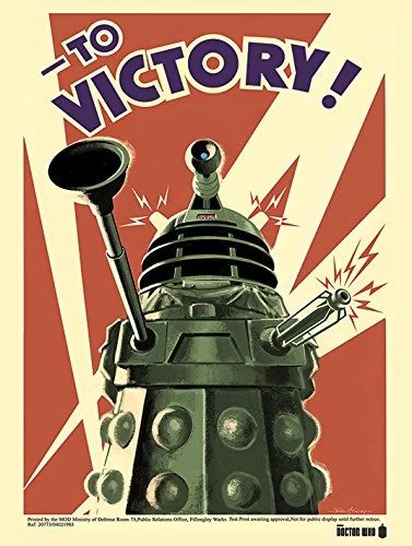 Doctor Who"Victory" Canvas Print, Multi-Colour, 60 x 80 cm