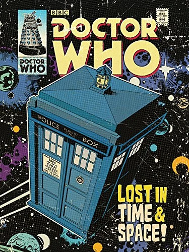 Doctor Who "Lost In Time and Space Canvas Print, Multi-Colour, 60 x 80 cm