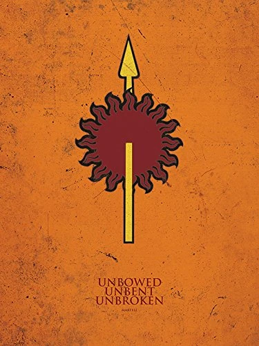 Game Of Thrones "Martell Canvas Print, Multi-Colour, 60 x 80 cm