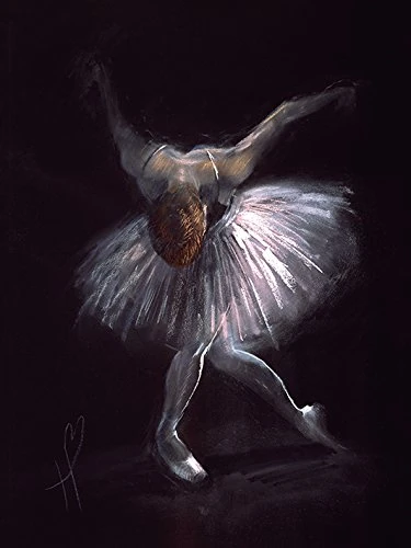 Hazel Bowman "Performance" Canvas Print, Multi-Colour, 60 x 80 cm