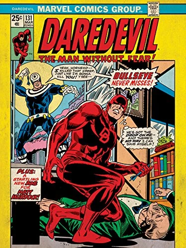 Pyramid International "Daredevil - Bullseye Never Misses Marvel Comics Canvas Print, Multi-Colour, 60 x 80 x 1.3 cm