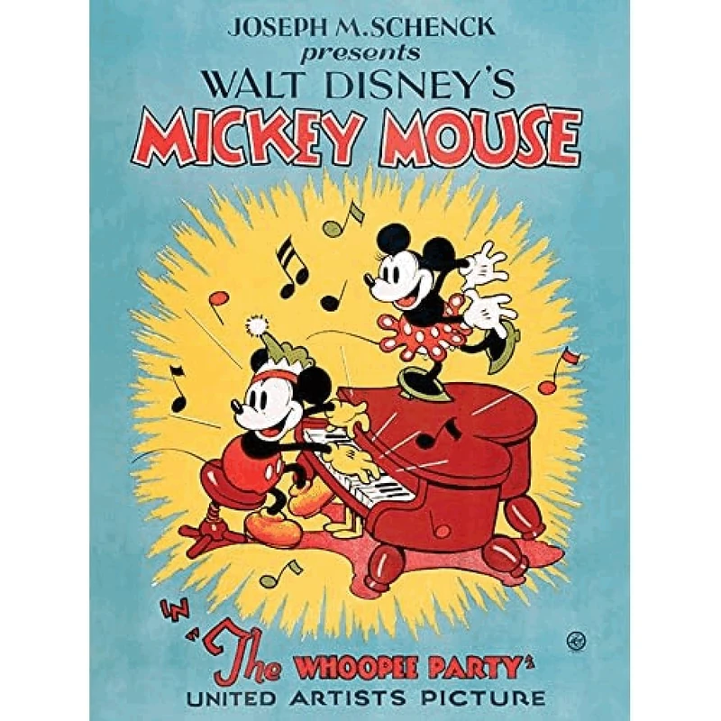 Pyramid International Disney Mickey Mouse Canvas Print 60x80cm