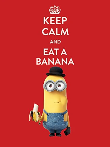 Pyramid International "Keep Calm Minions Canvas Print, Multi-Colour, 60 x 80 x 1.3 cm