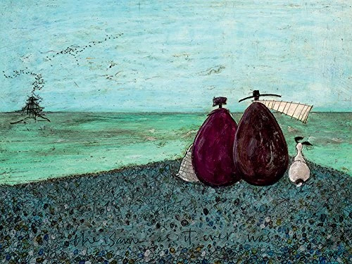 Sam Toft "The Same As It Ever Was" Canvas Print, Cotton, Multi-Colour, 3.20 x 60.00 x 80.00 cm